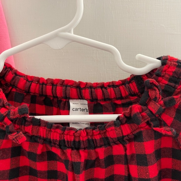 Lot of 3 Long Sleeve Shirts Tops Girls Size 4T Carters - Picture 3 of 9